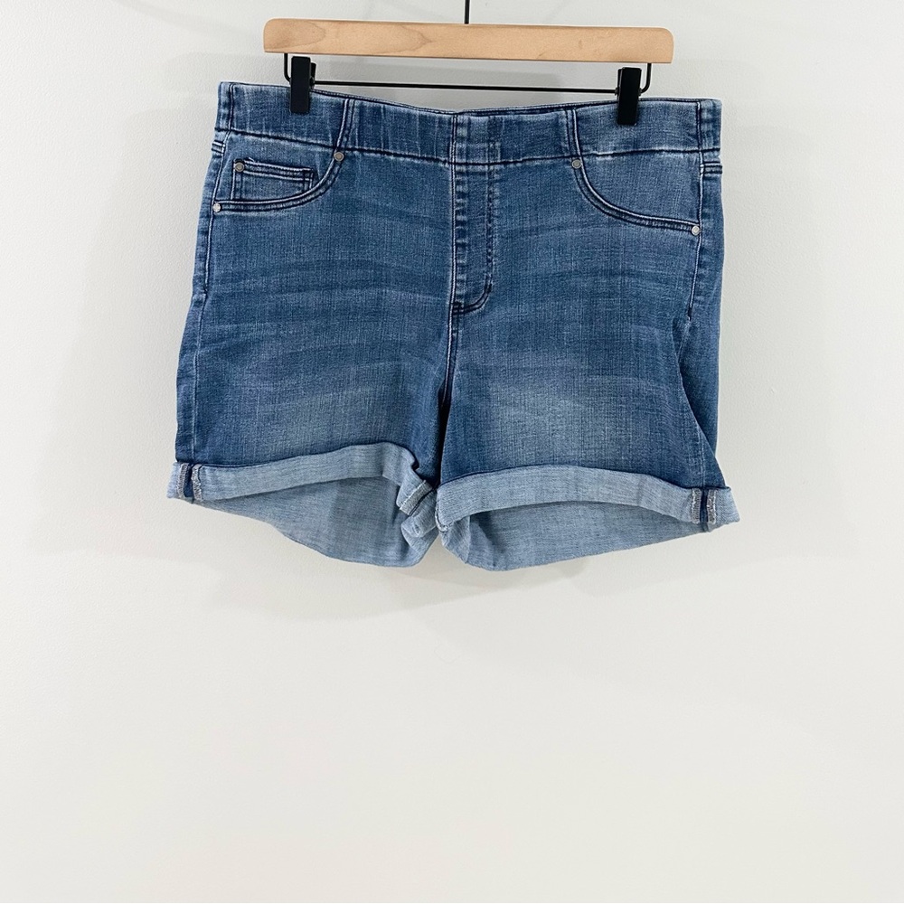 Liverpool ‘The Short’ Denim Pull On Shorts Size 14/32 - Picture 4 of 8